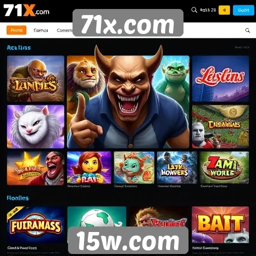 Explorando a diversidade de jogos em 71x.com